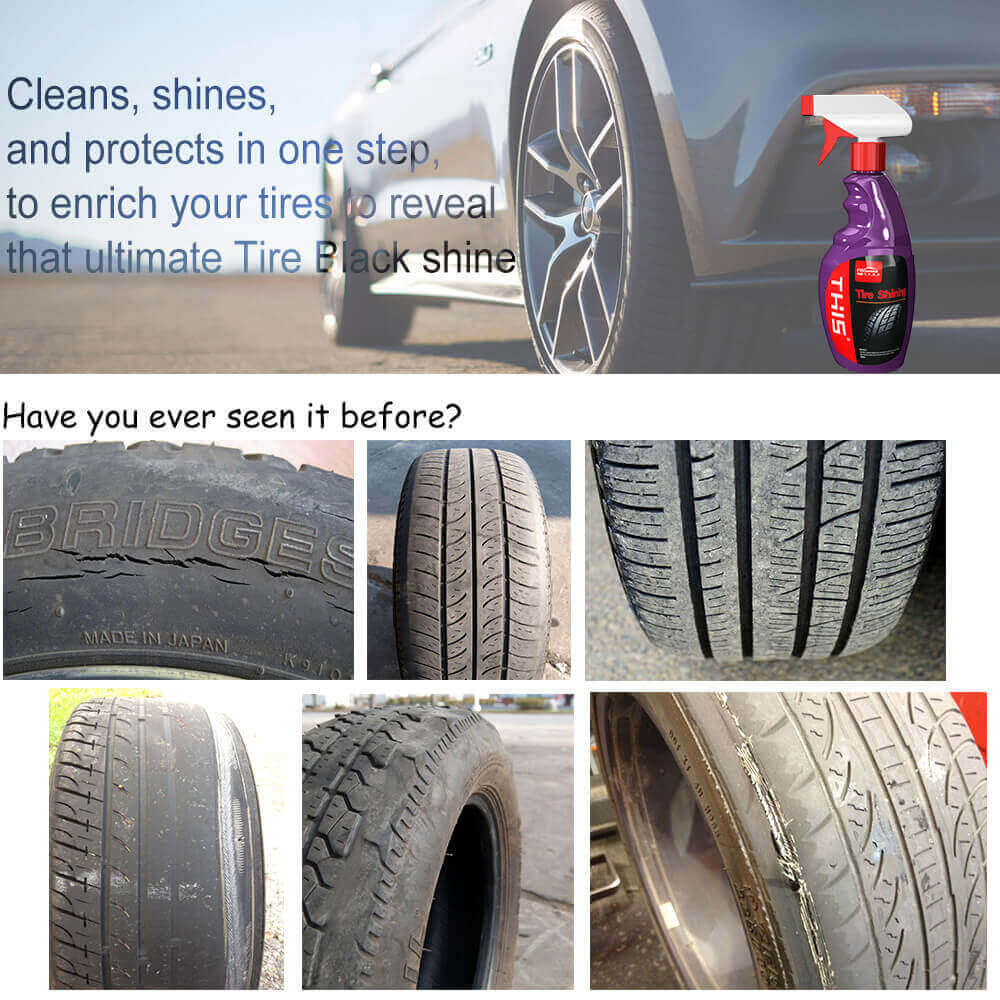Car Care 650ml Tire Washing Tire Foam Tire Shine - China Tire
