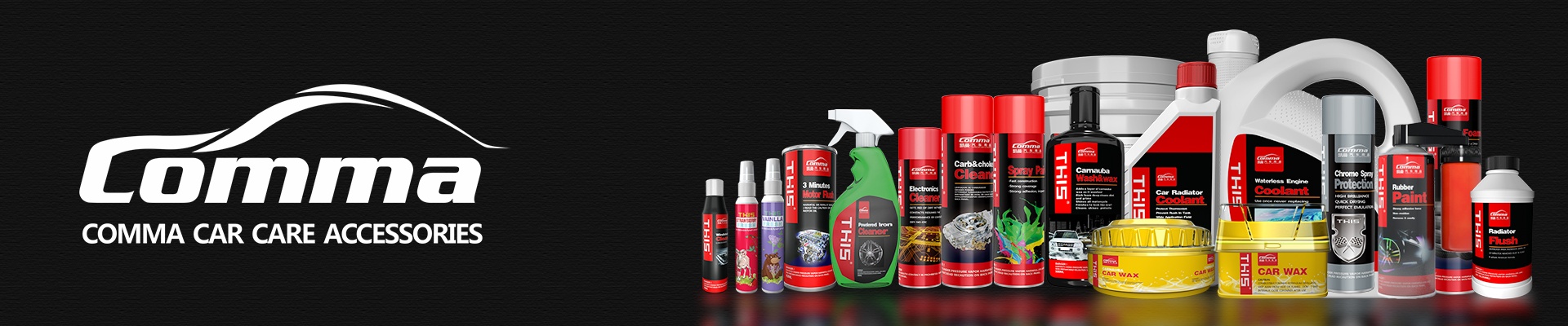 Comma Car Detailing Products