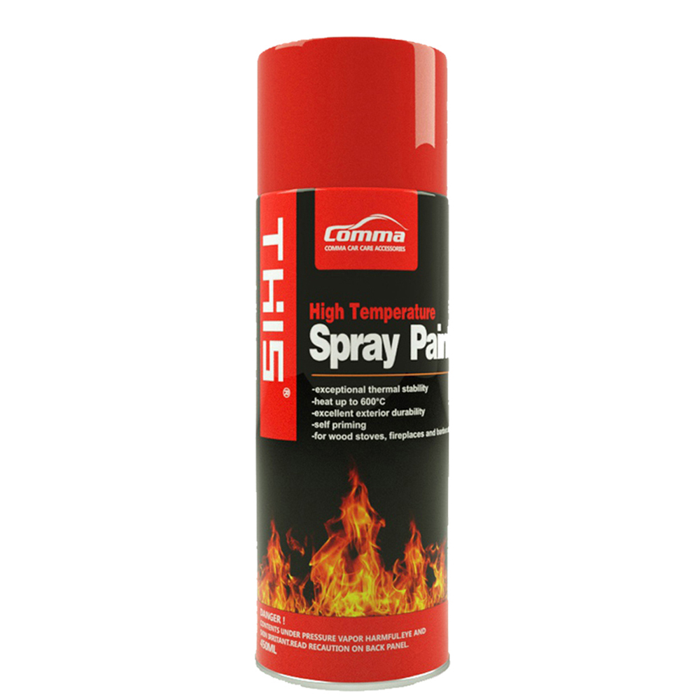 High Temperaturer Heat Resistant Spray Paint - 450ml Aerosol Can