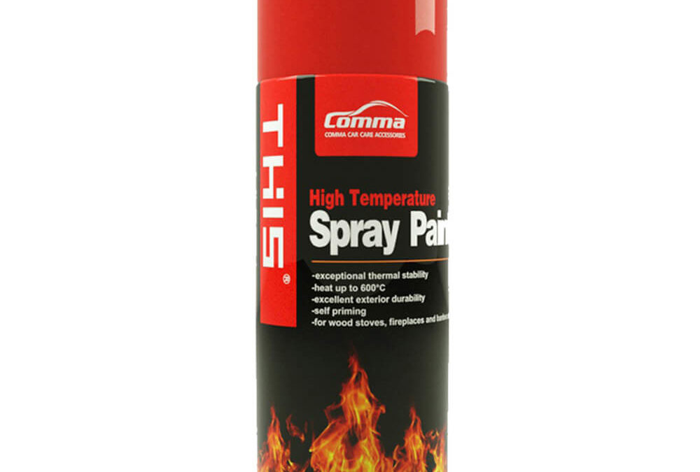 High Temperature Heat Resistant Aerosol Spray Paint – 450ml