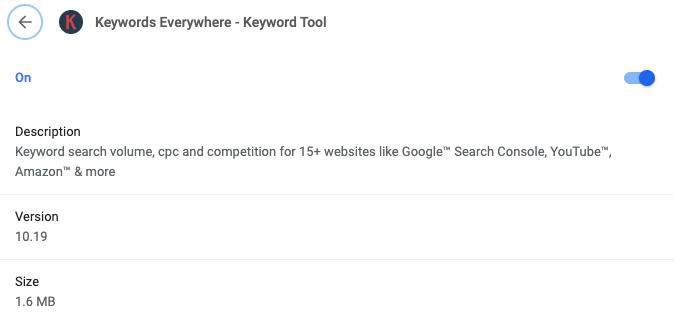 Keywords Everywhere - Keyword Tool Keywords Everywhere - Keyword Tool